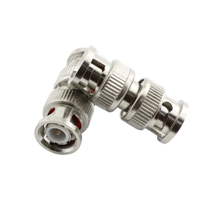 RuiLing 10PCS BNC Male Plug to Male Coupler Adapter, CCTV RG59 Cable Security System Video Camera BNC Coax Coaxial Coupler Connector - Image 2